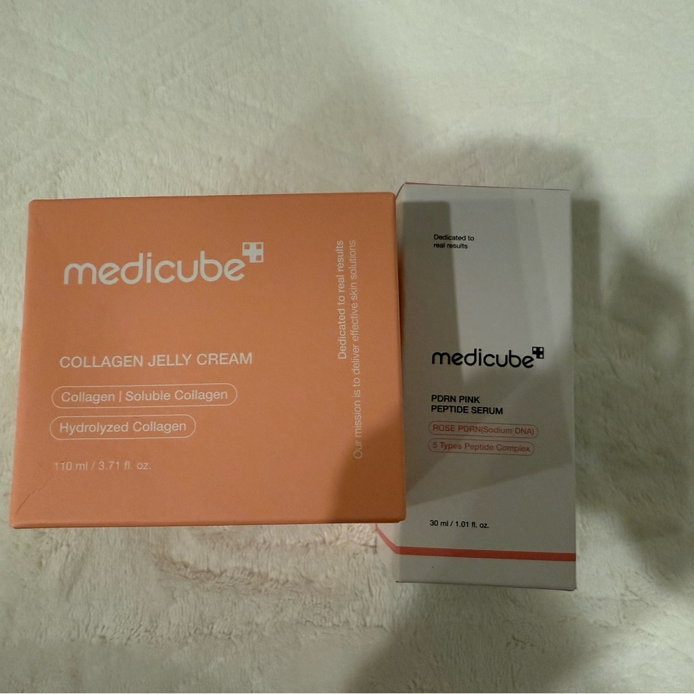 Medicube Collagen Jelly Cream and Peptide Serum Set - New